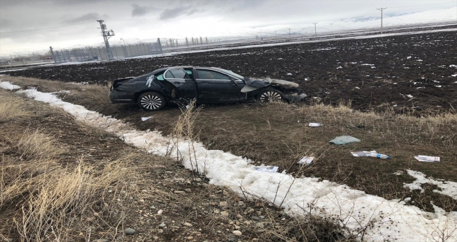 Belediye başkan adayı trafik kazasında yaralandı
