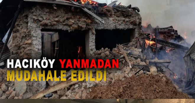 ERZİNCAN'da YANGIN