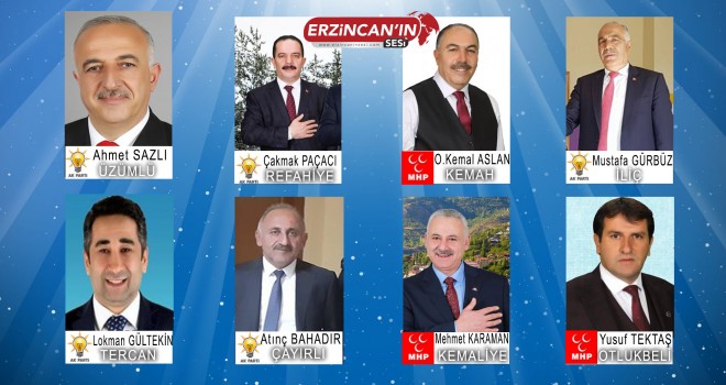 ERZİNCAN İLÇE BELEDİYE BAŞKANLARI