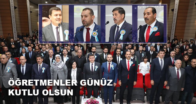 ÖĞRETMENLER GÜNÜ KUTLANDI