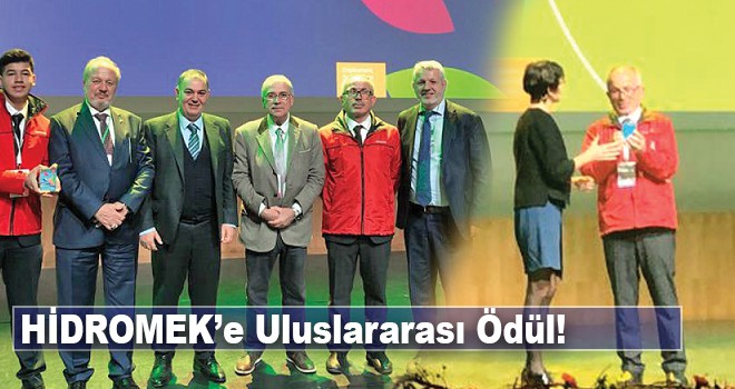 HİDROMEK’e Uluslararası Ödül!