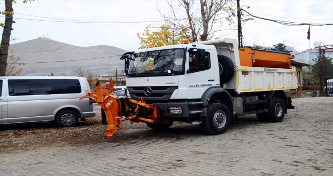 Görevlendirme yapılan Bitlis Belediyesi kışa hazır