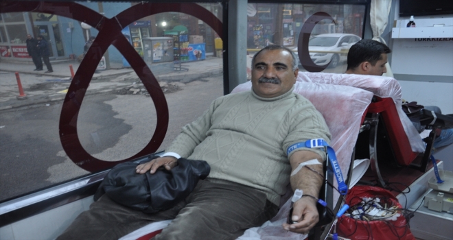 Bulanıkta kan bağışı kampanyası 
