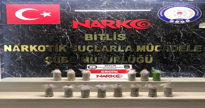 Bitliste 11 kilo 200 gram eroin ele geçirildi