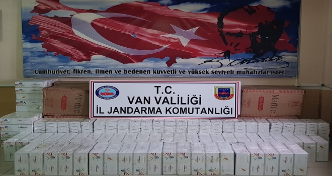 Başkalede kaçak sigara ele geçirildi