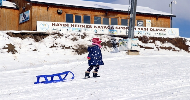Küpkıranda kayak sezonu açıldı