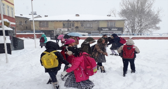 Şemdinlide eğitime kar engeli