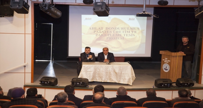 Ahlatta proje tanıtım toplantısı