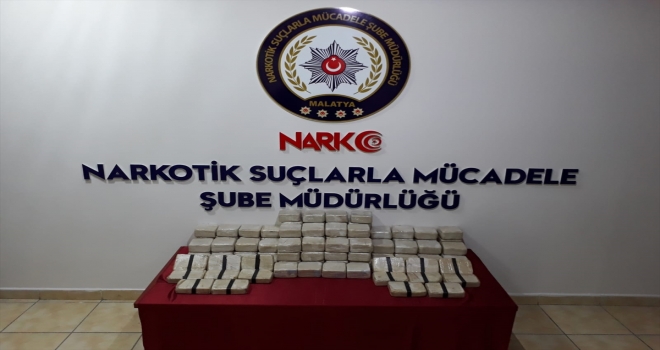 Malatyada 58 kilo 925 gram eroin ele geçirildi