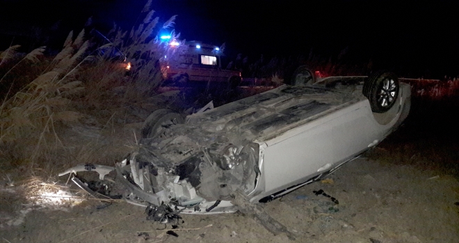 Erzincanda trafik kazası: 1 yaralı