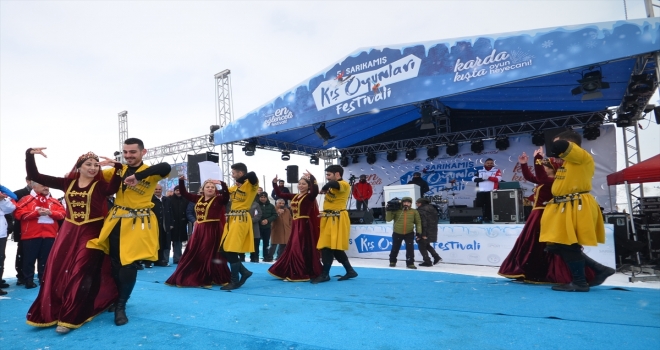 5. Sarıkamış Kış Oyunları Festivalinde renkli görüntüler