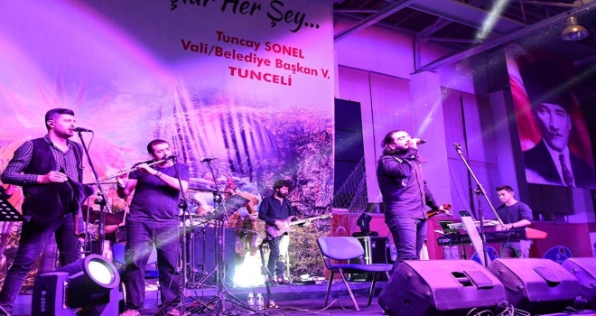 Selçuk Balcı Tuncelide konser verdi