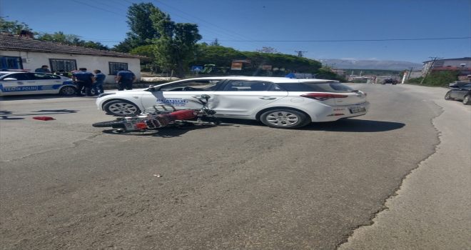 Doğanşehirde trafik kazası: 1 yaralı