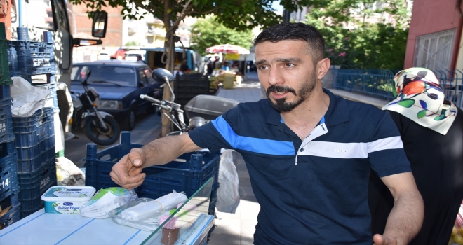 Malatyada seyyar satıcının kullandığı tüp parladı: 1 yaralı