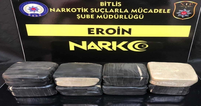 Bitliste 4 kilo 127 gram eroin ele geçirildi