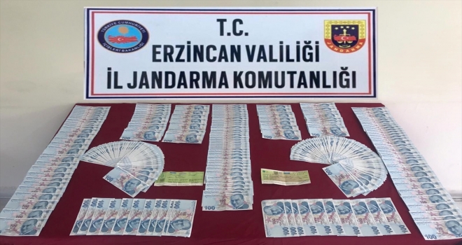 Erzincanda sahte para operasyonu