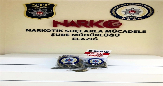 Elazığda uyuşturucu operasyonu