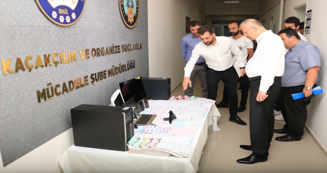 Bingöl merkezli tefecilik operasyonu: 13 gözaltı