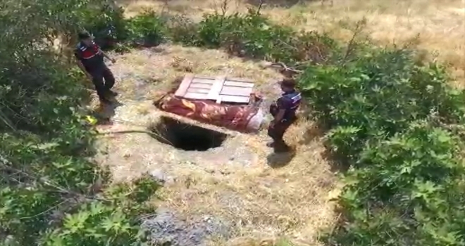 Elazığda kaçak kazı yapan şüphelilere suçüstü