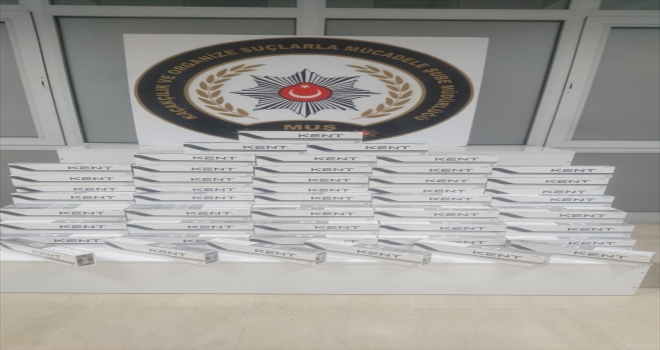 Muşta bin 160 paket kaçak sigara ele geçirildi