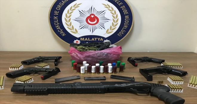 Malatyada kaçak silah ticareti yaptığı iddiasıyla 6 şüpheli yakalandı