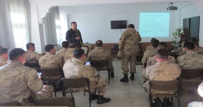 DKMP Erzincan Şube Müdürlüğünden jandarma ve muhtarlara eğitim
