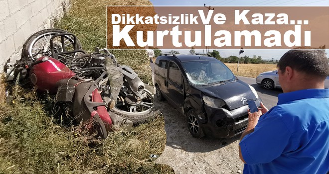 Erzincan'da trafik kazası