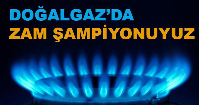DOĞALGAZ'DA ZAM ŞAMPİYONUYUZ