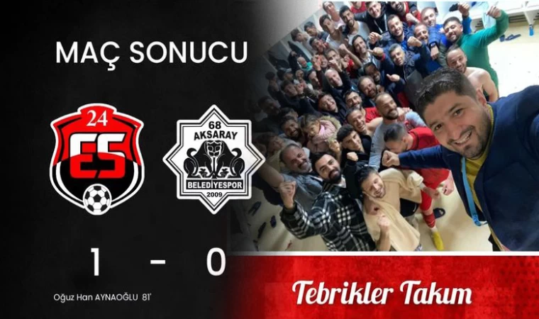 Anagold 24 Erzincanspor İyi Gidiyor