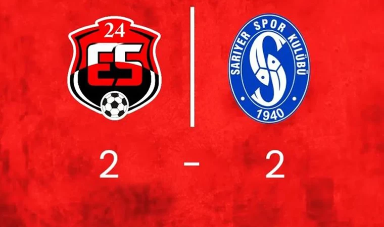 Erzincanspor-Sarıyerspor 2-2