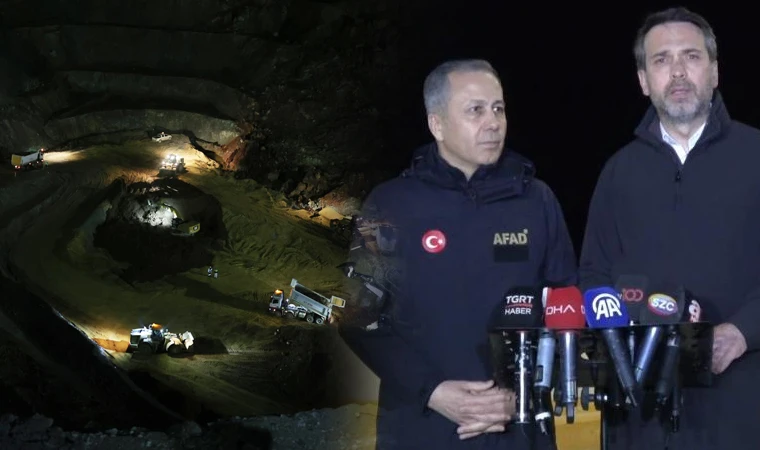 Heyelan riski nedeniyle çalışmalar durduruldu