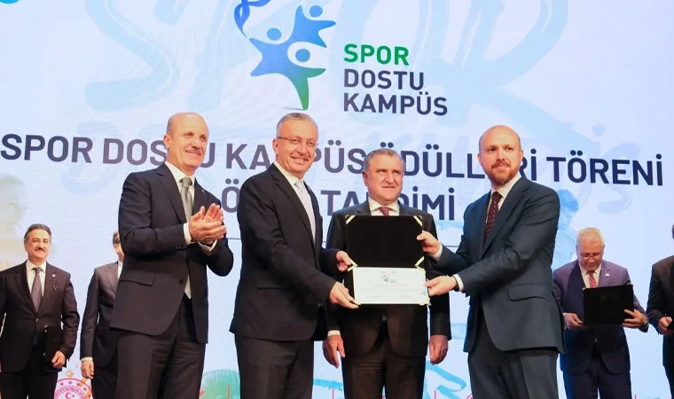 Erzincan Binali Yıldırım Üniversitesi’ne “Spor Dostu Kampüs” Belgesi