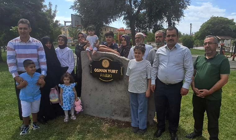 Şehit Köy Korucusu Osman Yurt’un Adı Erzincan’da Parka Verildi