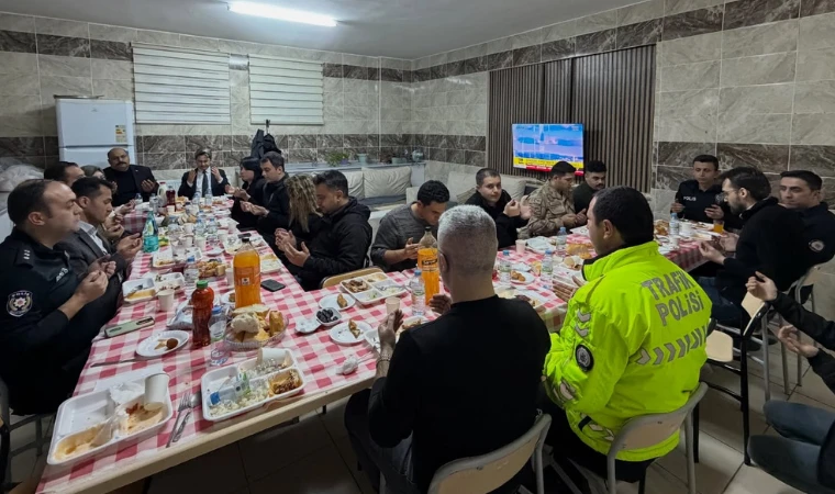 Arıkan Emniyet Personeliyle İftarda Bir Araya Geldi