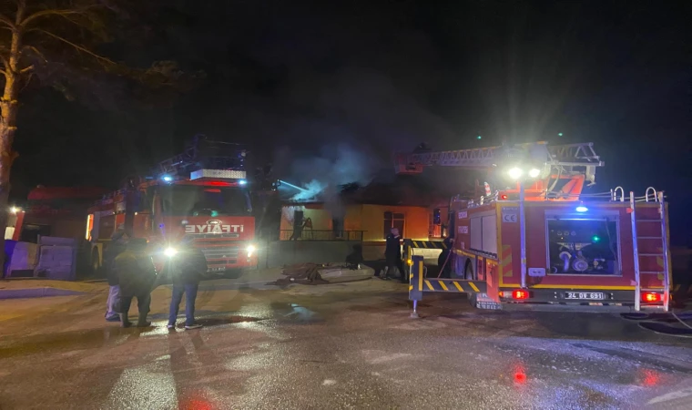 Erzincan’da Yangın Korkuttu