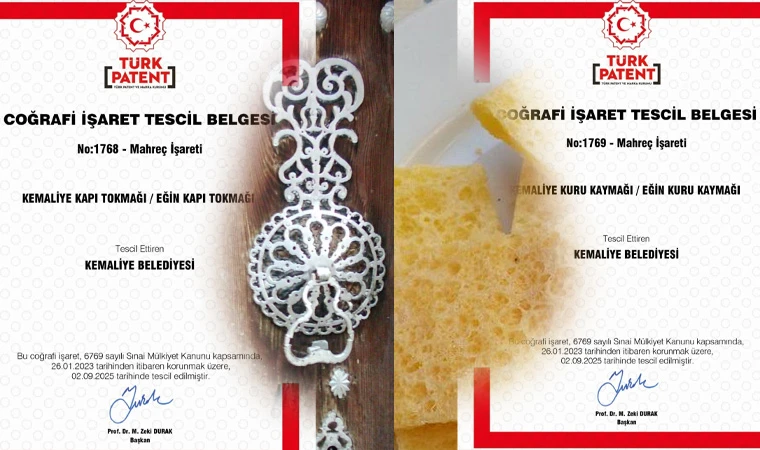 Kemaliye’nin İki Değeri Coğrafi İşaretle Tescillendi
