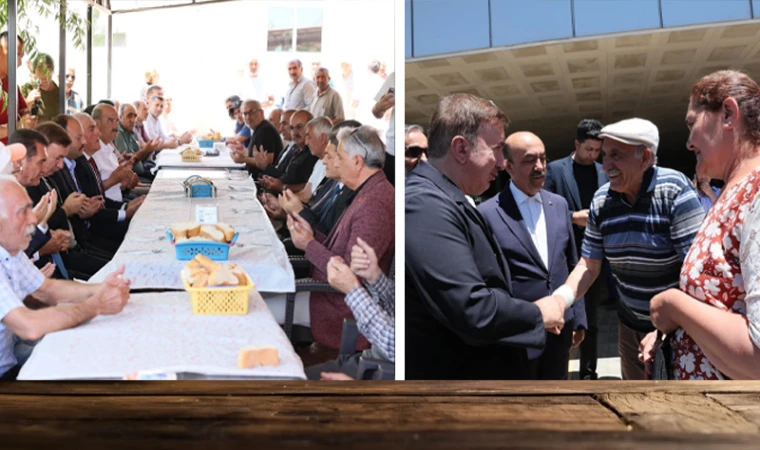 Erzincan Protokolü Ulalar ve Beşsaray Köyü Cemevi'nde Aşure ve Lokma Programında Buluştu