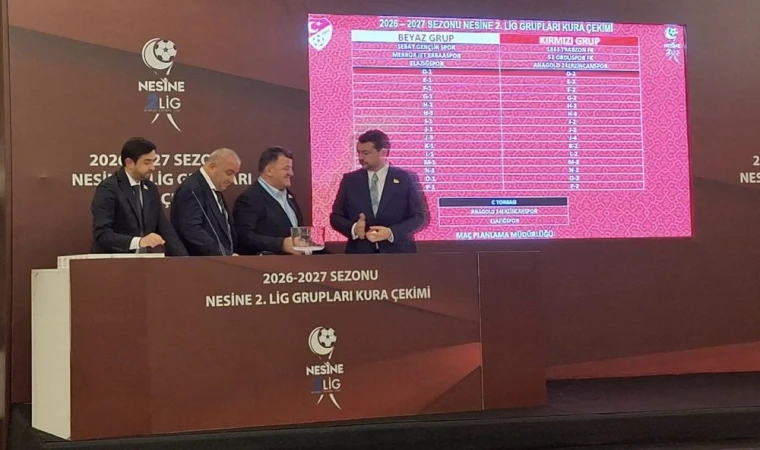Erzincanspor’un 2026-2027 sezonu kırmızı grup rakipleri belli oldu