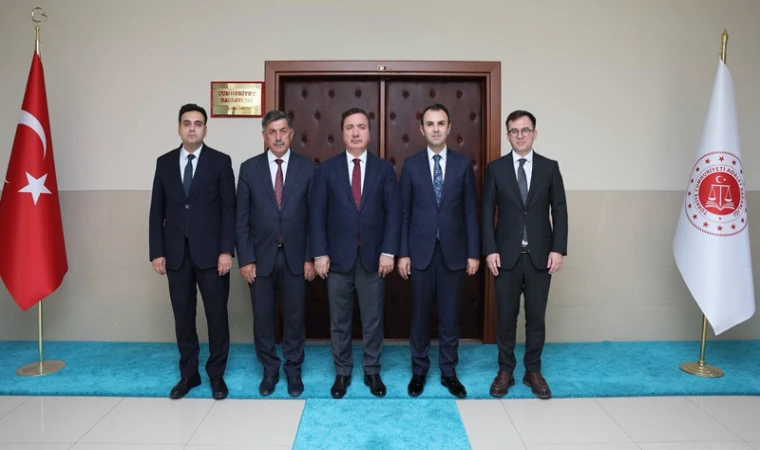 Vali Aydoğdu ve Başkan Aksun'dan Başsavcı Avcı'ya Hayırlı Olsun Ziyareti