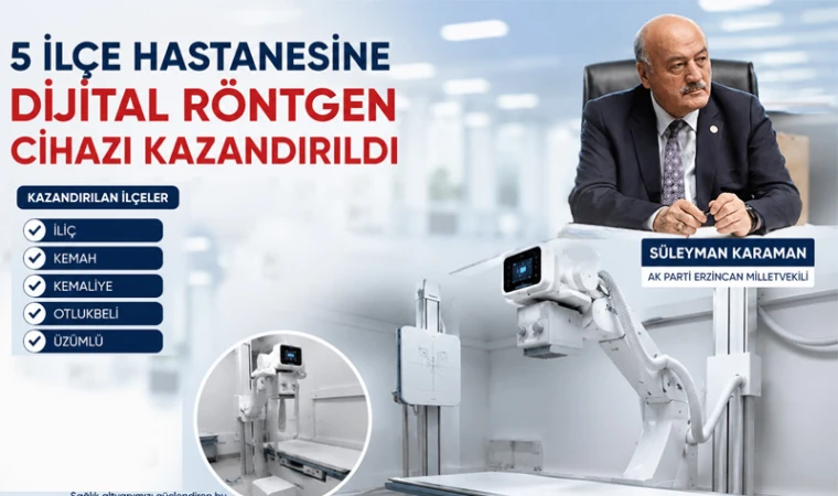 5 İlçe Hastanesine yeni Röntgen cihazı
