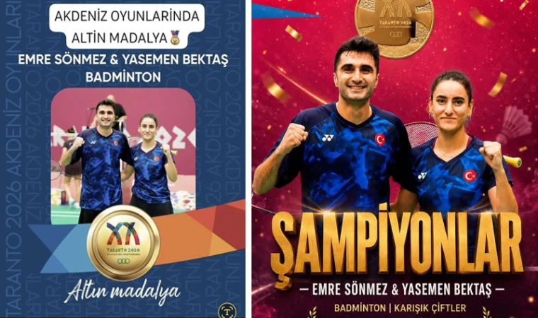 Akdeniz Oyunlarında ŞAMPİYONLUK!