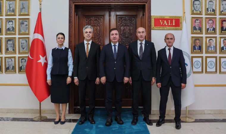 EBYÜ Rektörü Prof. Dr. Ufuk Kuyrukluyıldız’dan Vali Aydoğdu’ya Ziyaret