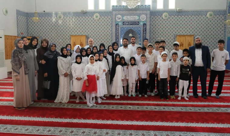 Erzincan Müftülüğü Süleymaniye Camii Yaz Kur’an Kursu’nda Kapanış Heyecanı