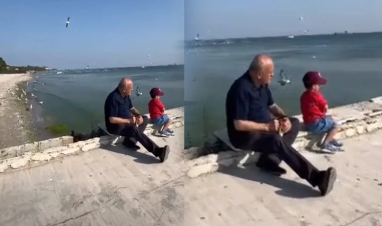 Karaman’dan Torunuyla Anlamlı Mesaj