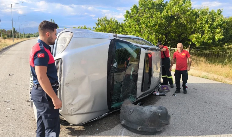 Yaylabaşı TOKİ Kavşağı’nda Trafik Kazası