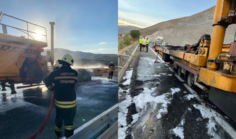 Sakaltutan'da Tır Yangını