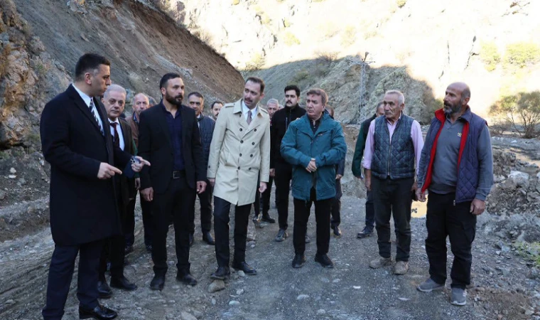 Yağışlardan Zarar Gören Sarıkaya Köyü’nde Çalışmalar sürüyor