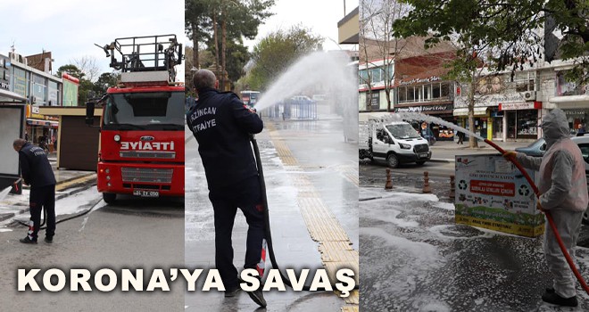 ERZİNCAN'DA KORONA^YA SAVAŞ