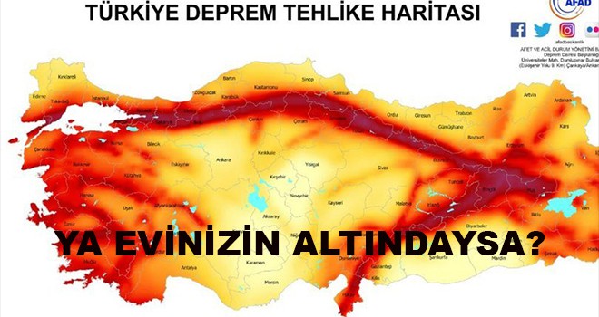 YA EVİNİZİN ALTINDAYSA?