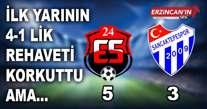 İLK YARININ 4-1 LİK REHAVETİ KORKUTTU AMA...